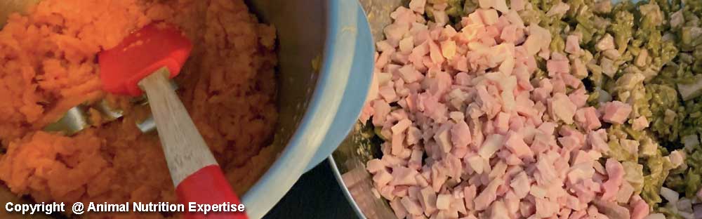 légumes pour le chien