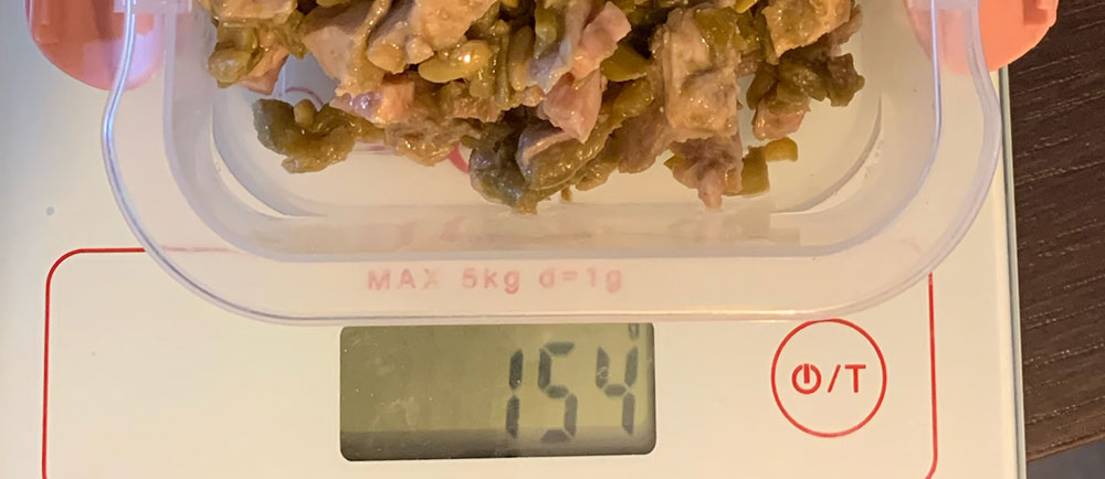 quantité ration ménagère